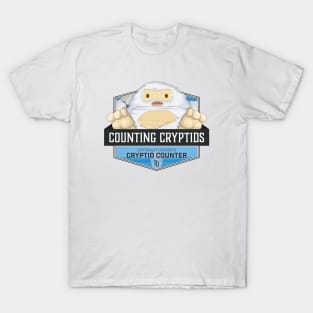 Cryptid Counter Yeti Badge T-Shirt